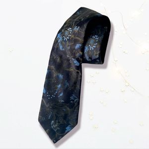 Kenzo Homme Silk Tie in Blue floral